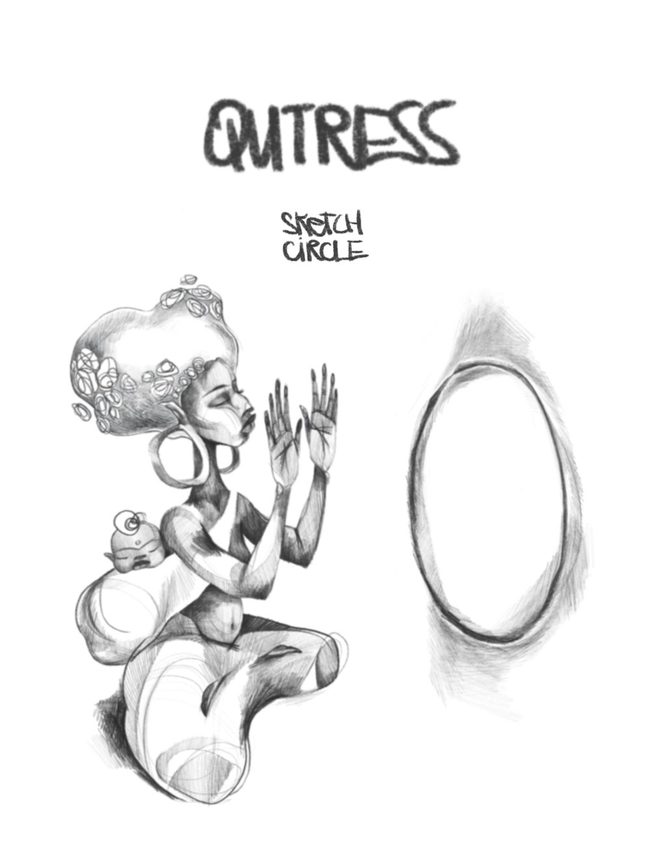 Sketch Circle book cover by Qutress Treviño